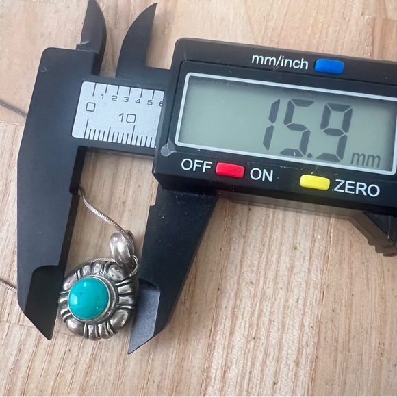 Vintage southwestern style 925 Sterling silver pendant necklace - Picture 8 of 9